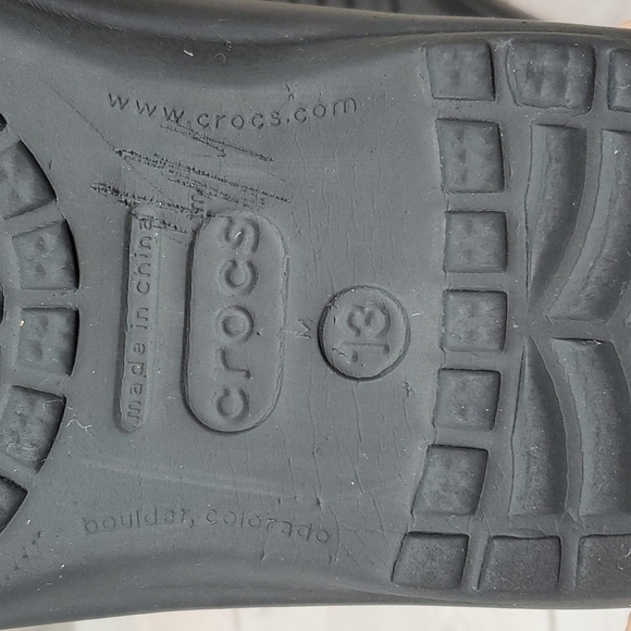 Crocs Mens Outdoor Rubber Sandals Flip flip shoes sz 13 - Picture 10 of 11